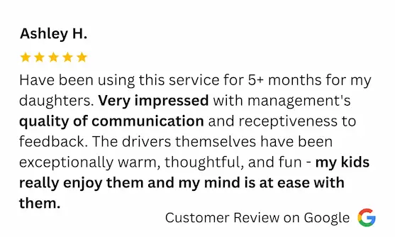 Customer review from Ashley H.