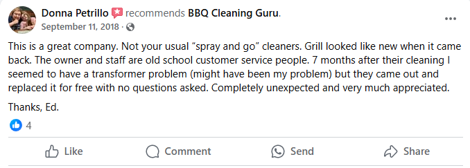 Donna Review - Phoenix Grill Cleaning