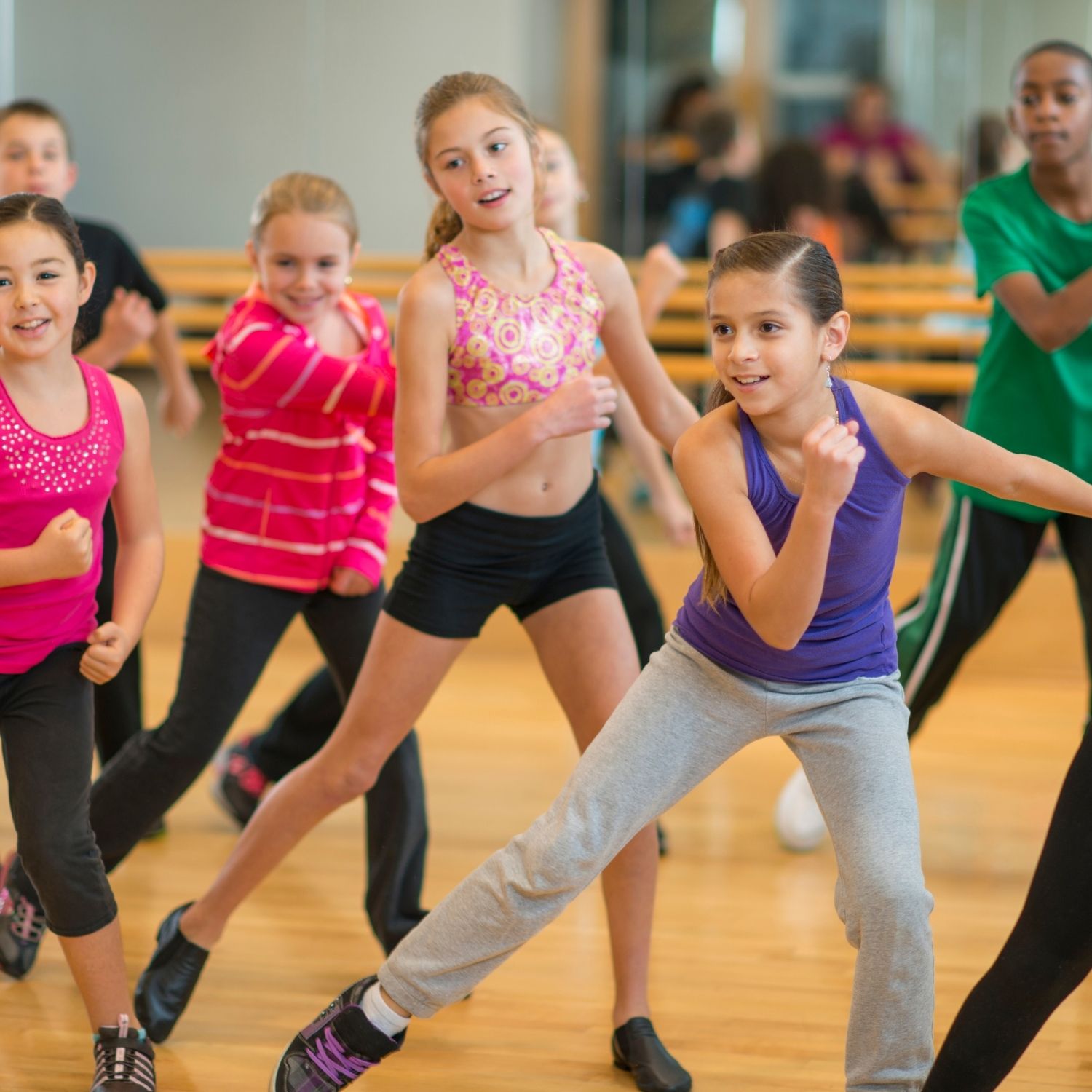 Uczestnicy kolonii podczas spektaklu.