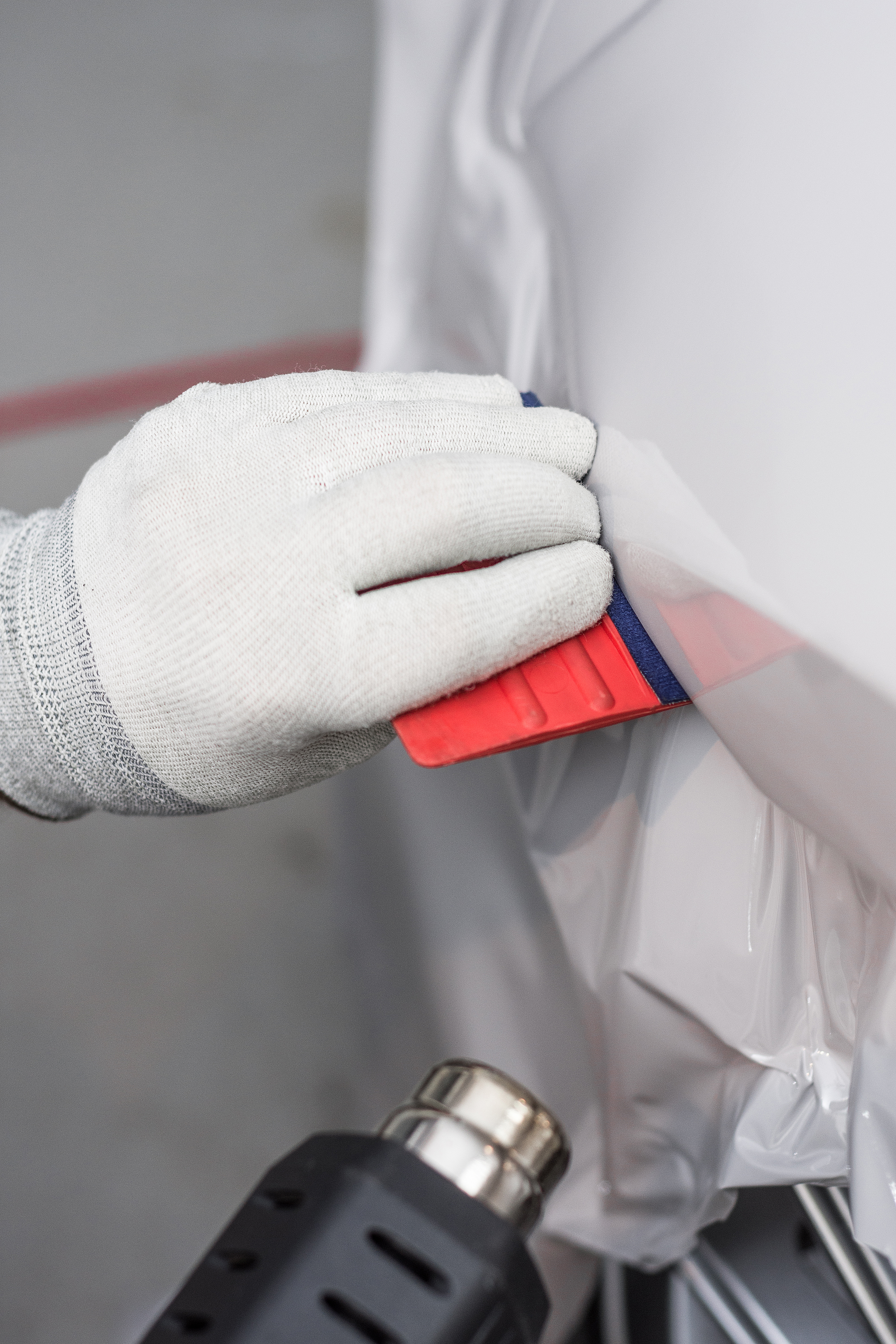 Tempern Folie wrapping