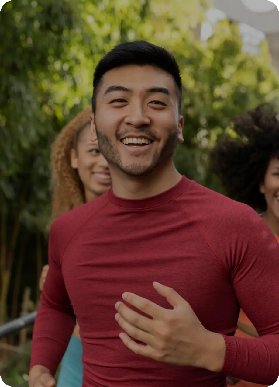 male running for wellness