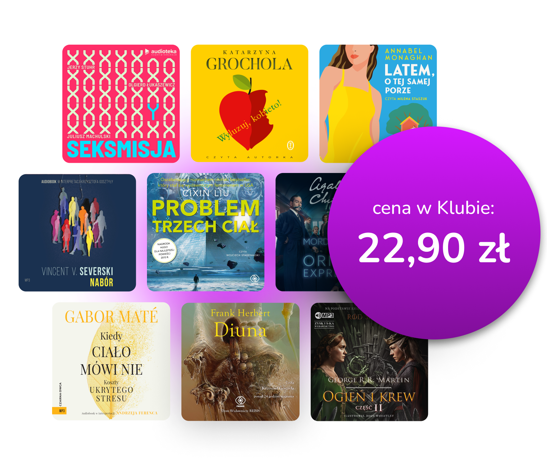 Cena audiobooków dla klubowiczów