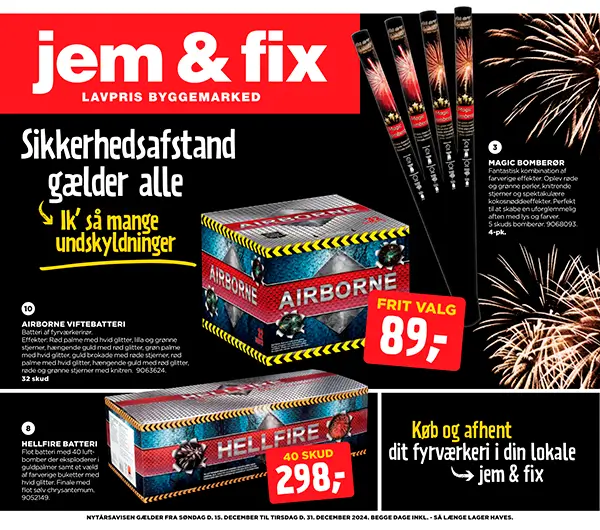 Jem & Fix Fyrværkerikatalog 2024 2025