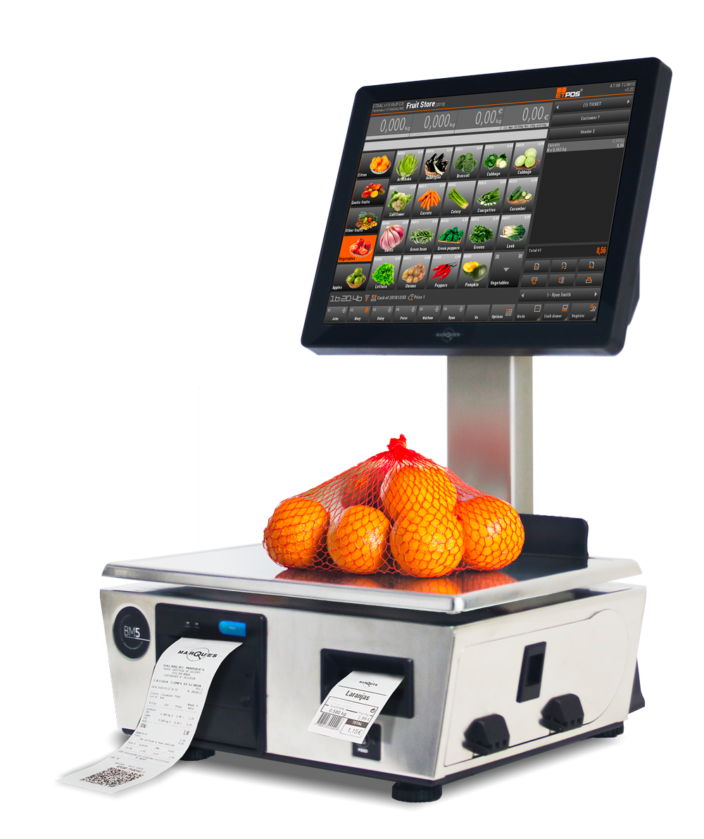 Balança BM5 ARM com ecrã em braço articulado