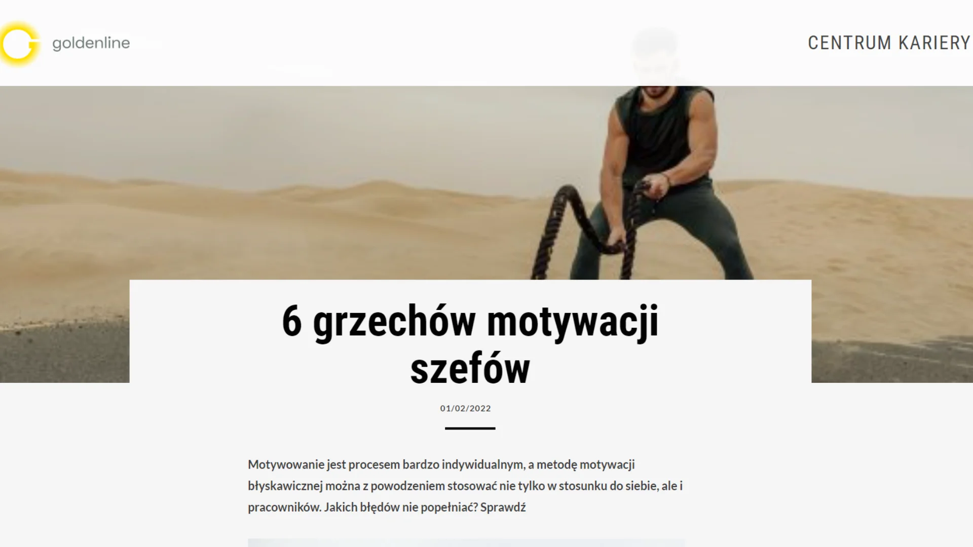 GoldenLine - 6 grzechów motywacji szefów