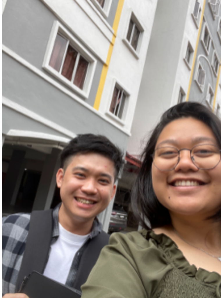 Property visit selfie