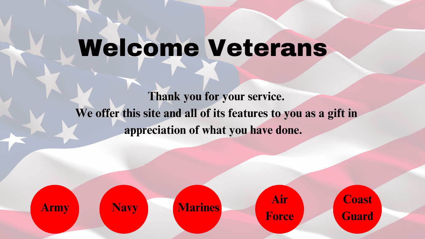 Welcome Veterans