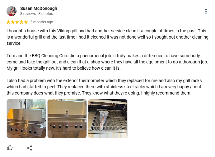 Susan Review - Phoenix Grill Cleaning