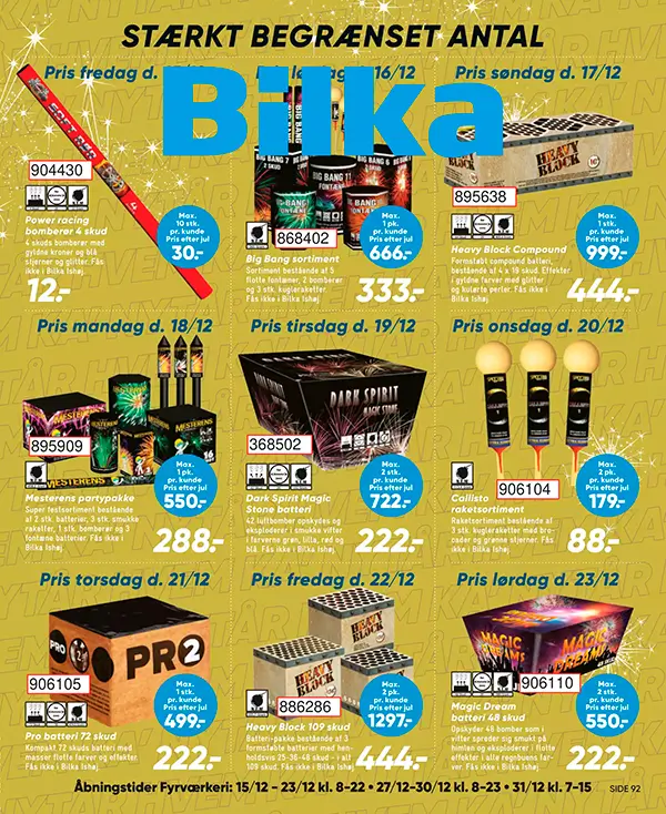 Bilka Fyrv&aelig;rkerikatalog Uge 51 2023
