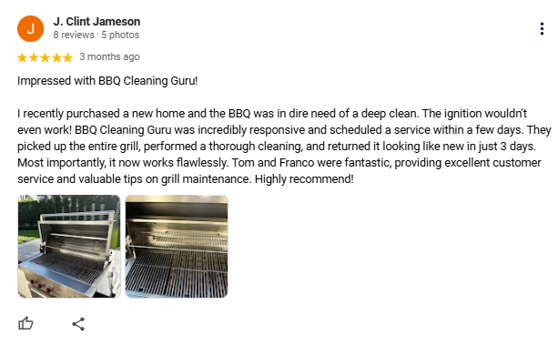 Clint Review - Phoenix Grill Cleaning