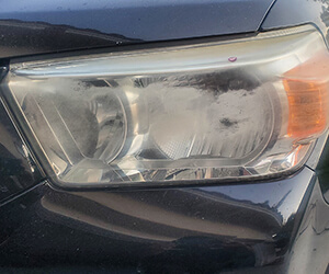 Muddy car exterior before car detailing Oceanside wash