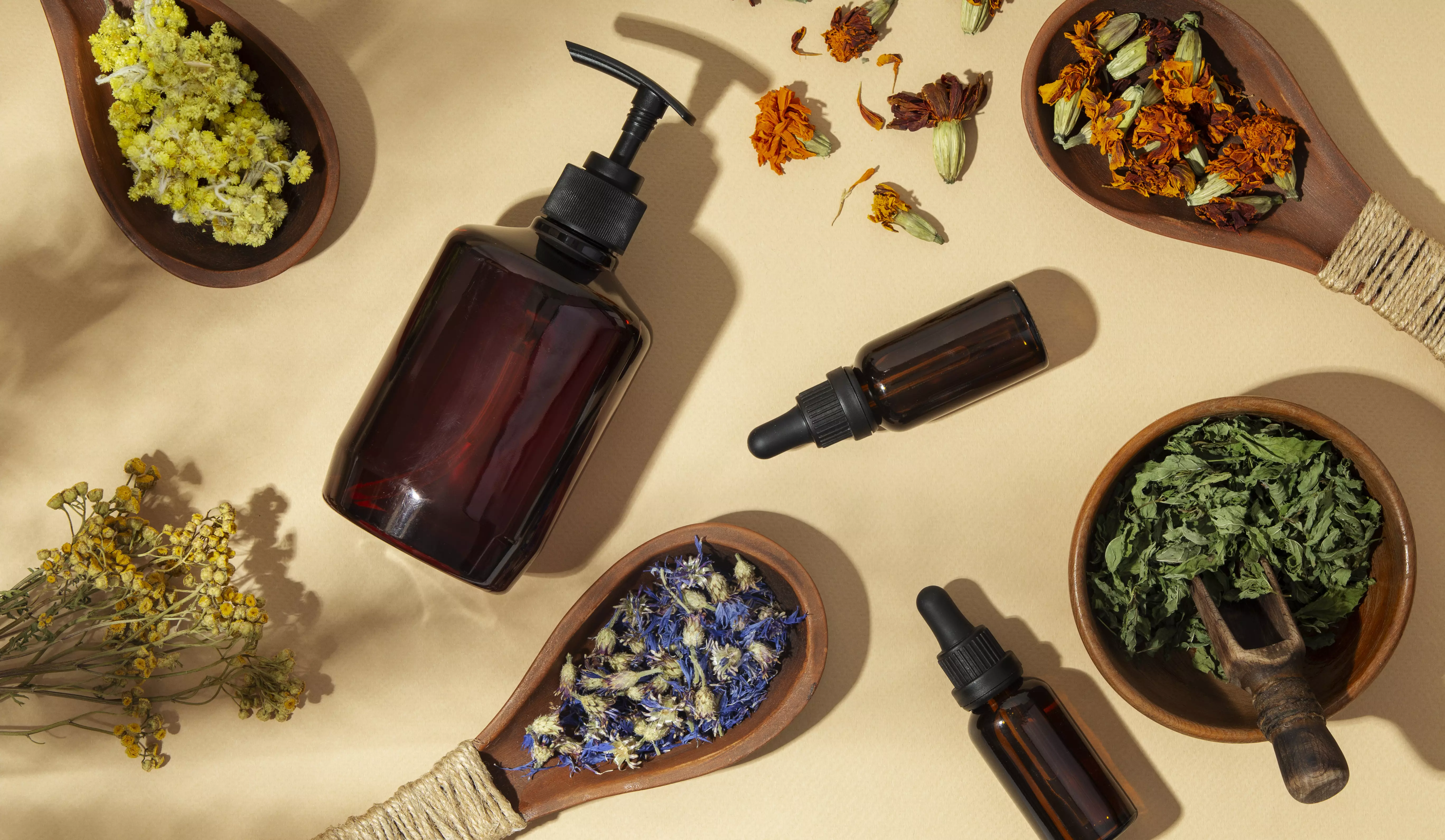 Imagem de essências terapêuticas