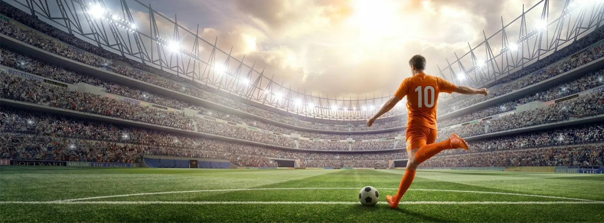 Emotionaler Torschuss im Stadion &ndash; Individuelle Fu&szlig;ball-Werbeartikel zur WM 2026 von ein-druck.net