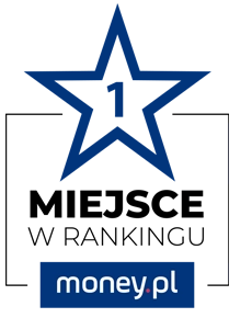 logo pierwsze miejsce w rankingu Money.pl