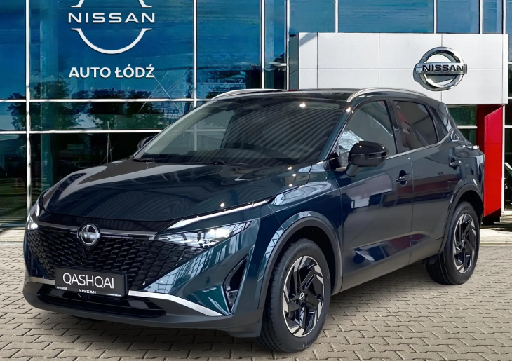Nissan Qashqai w kolorze niebieskim