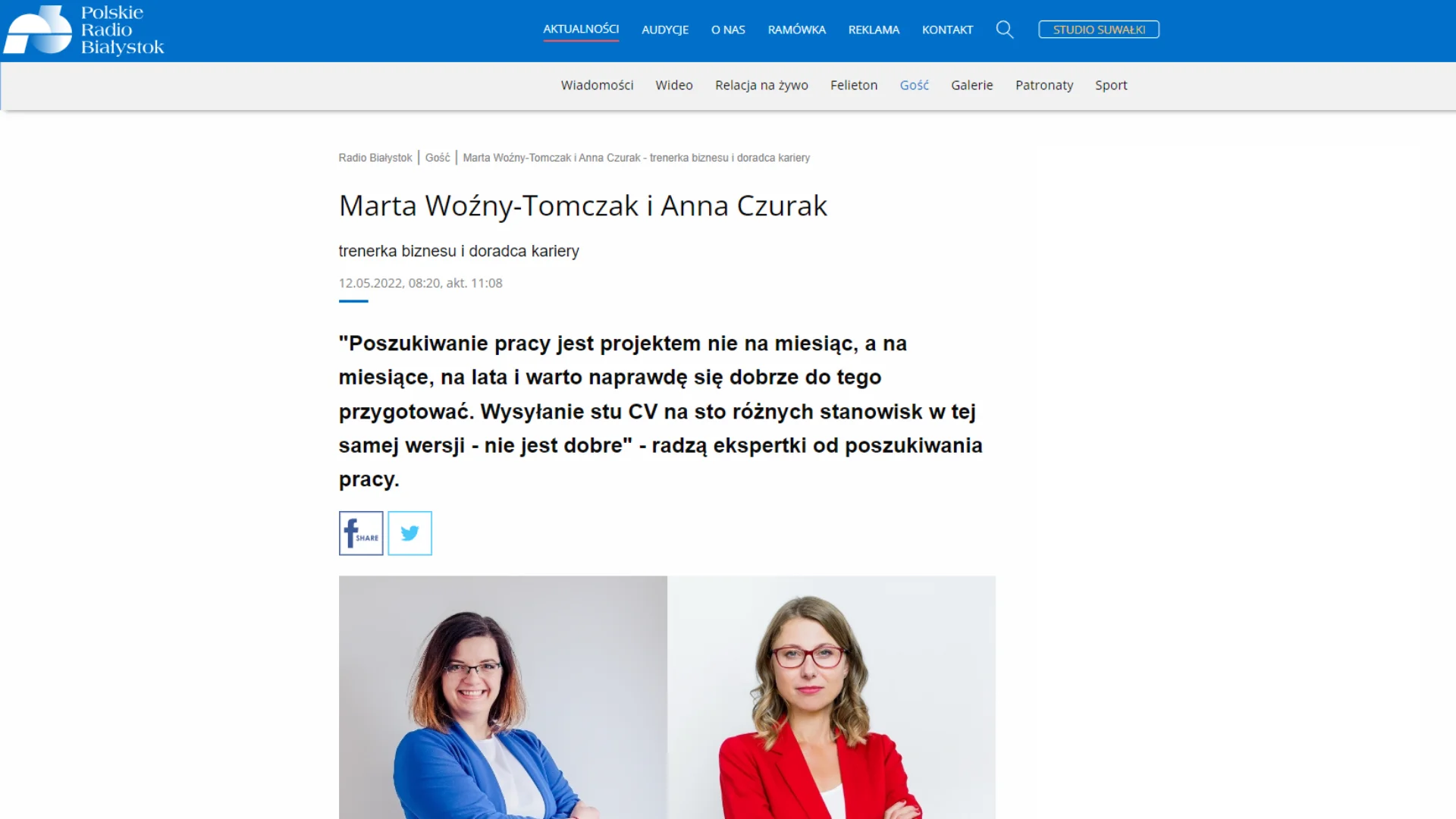 Radio Białystok - Poszukiwanie pracy