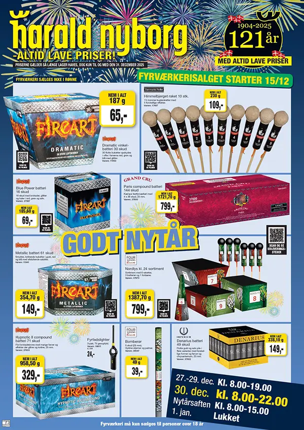Harald Nyborg Fyrv&aelig;rkerikatalog 2023
