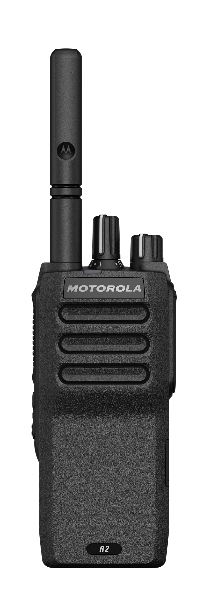 Motorola R5 Side View Motorola MOTOTRBO ™ R5 Two-Way Radio from Total Safety, a Motorola ...