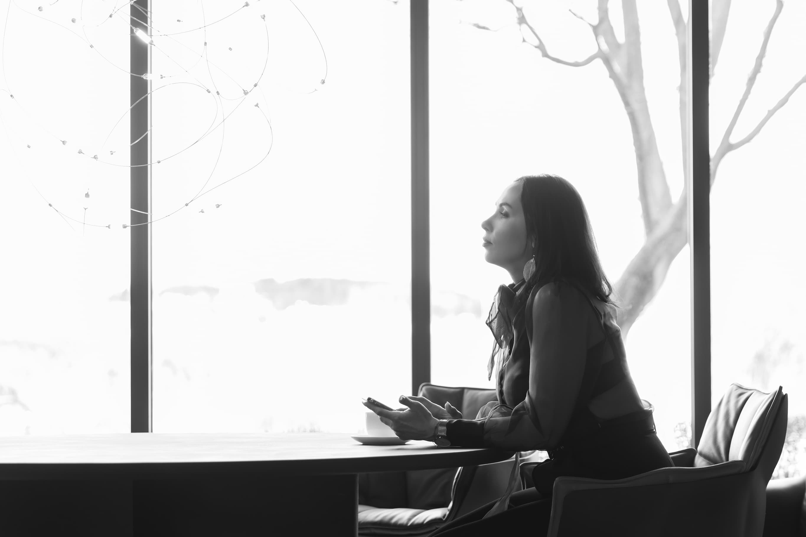 Magdalena Przybylska przy stole