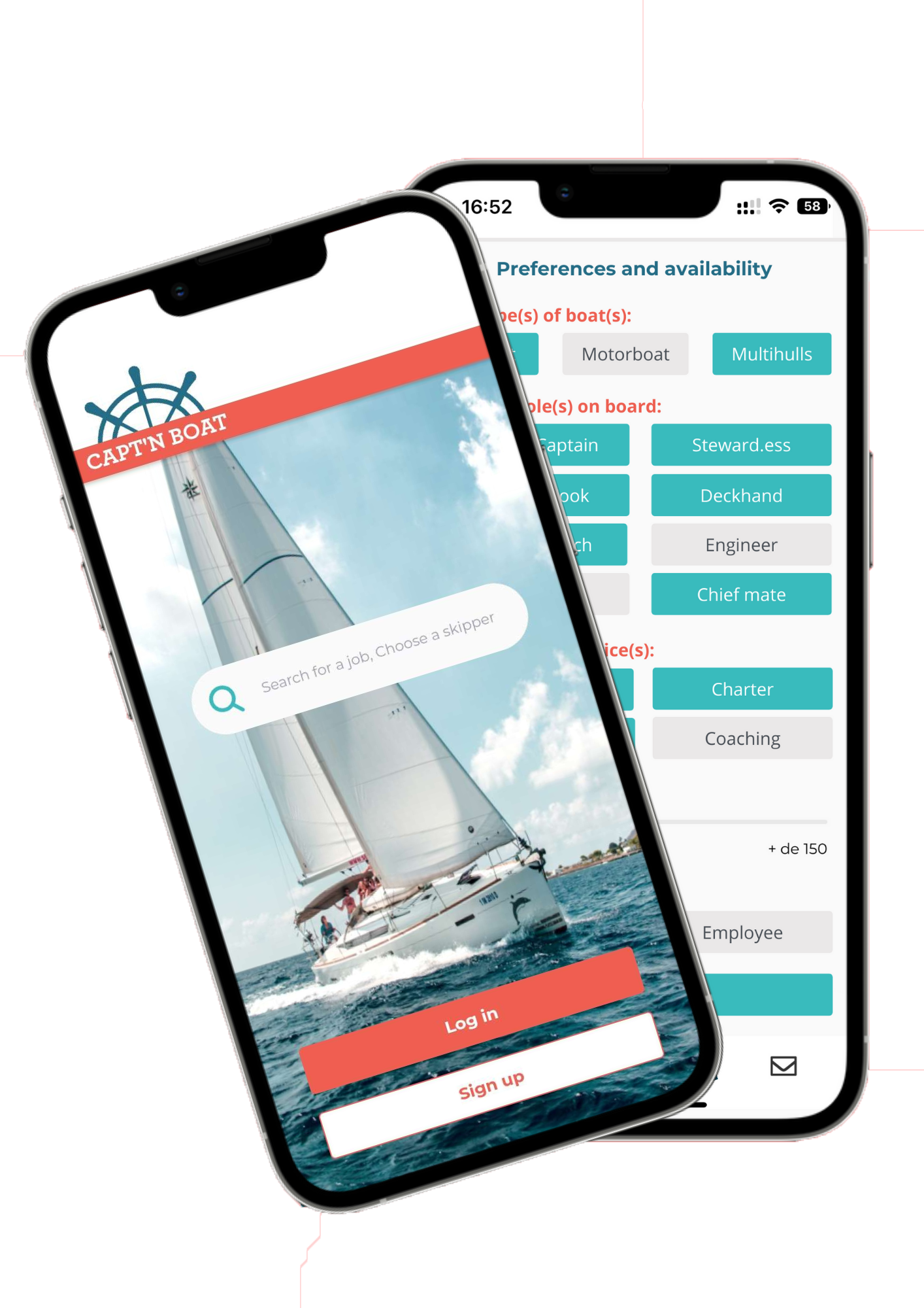 Download the Capt'n Boat application and apply for missions!