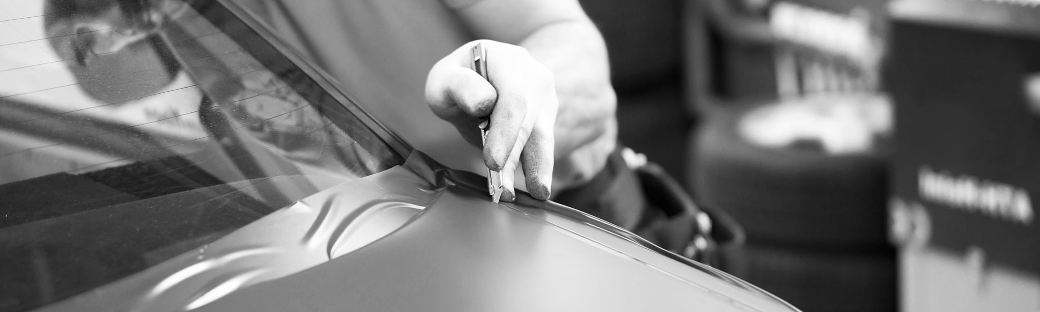 Teilfolierung Fahrzeug