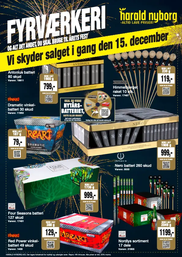 Harald Nyborg Fyrv&aelig;rkerikatalog 2021