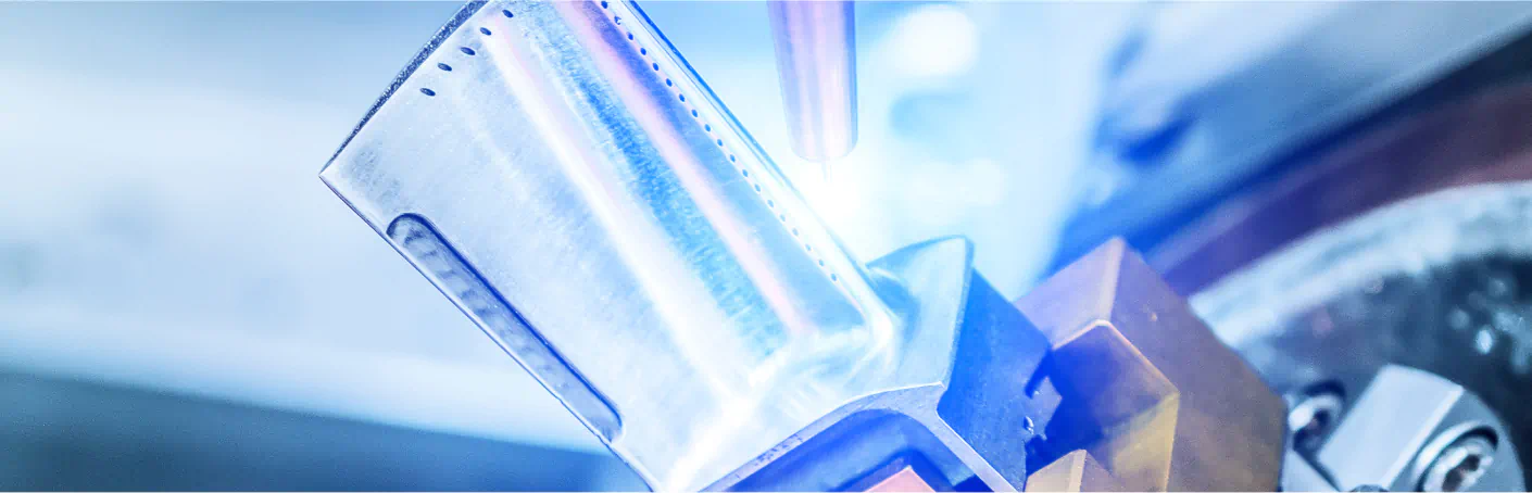 Commercial plane in hangar