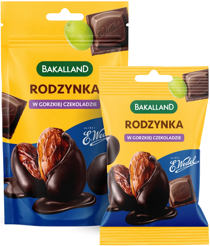 Bakalland - rodzynka w czarnej czekoladzie