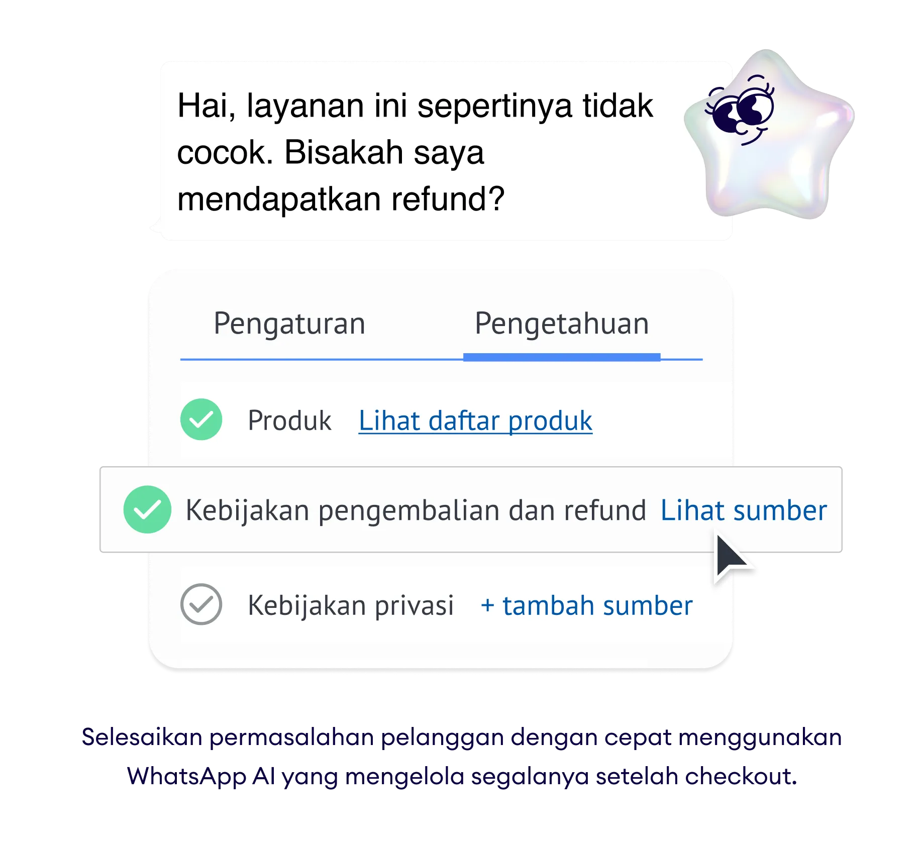 Tenangkan kekacauan setelah penjualan
