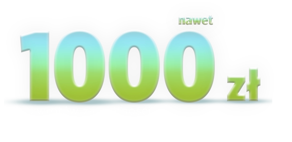 nawet 1000 złotych zwrot&oacute;w