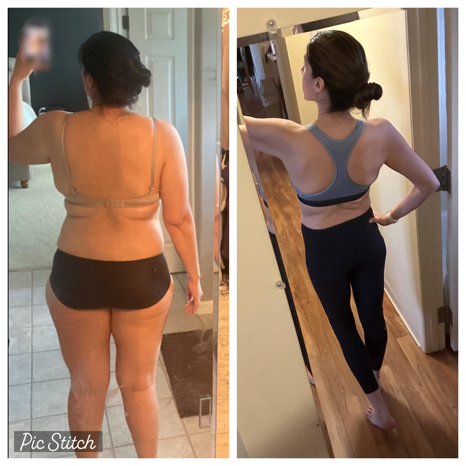 weight loss before and after