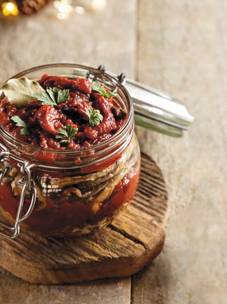 Box Marynowane boczniaki w otwartym słoiku