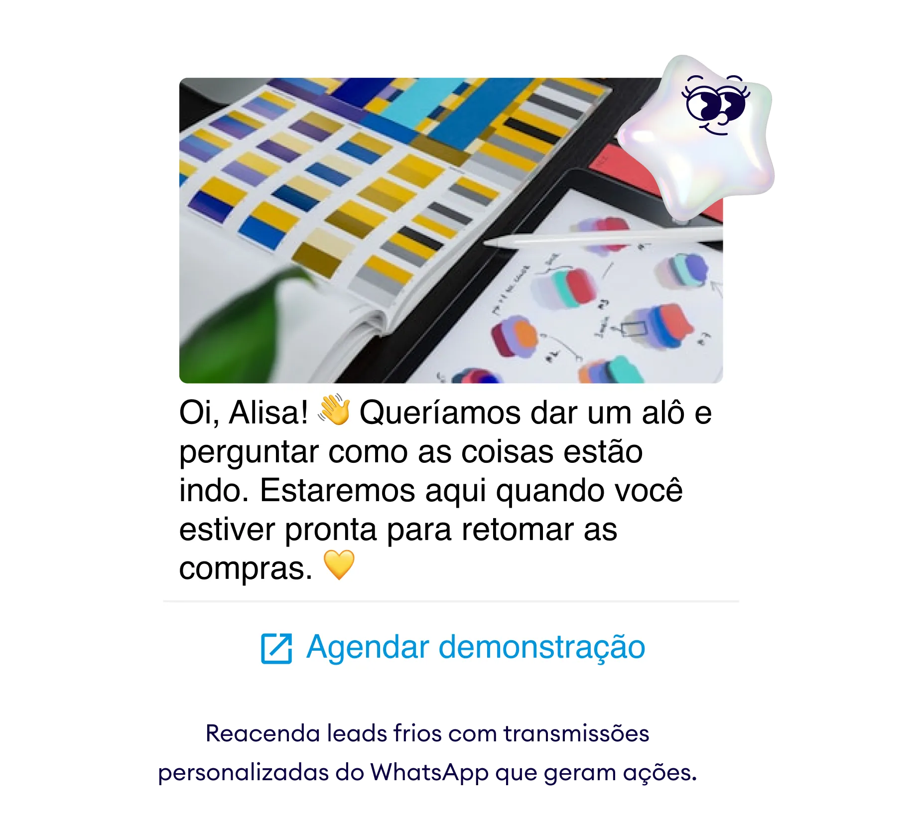 Reconecte-se com um toque pessoal