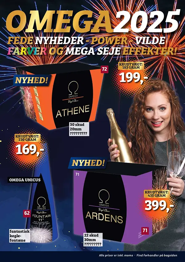 royal fireworks gold fyrv&aelig;rkerikatalog 2024 2025