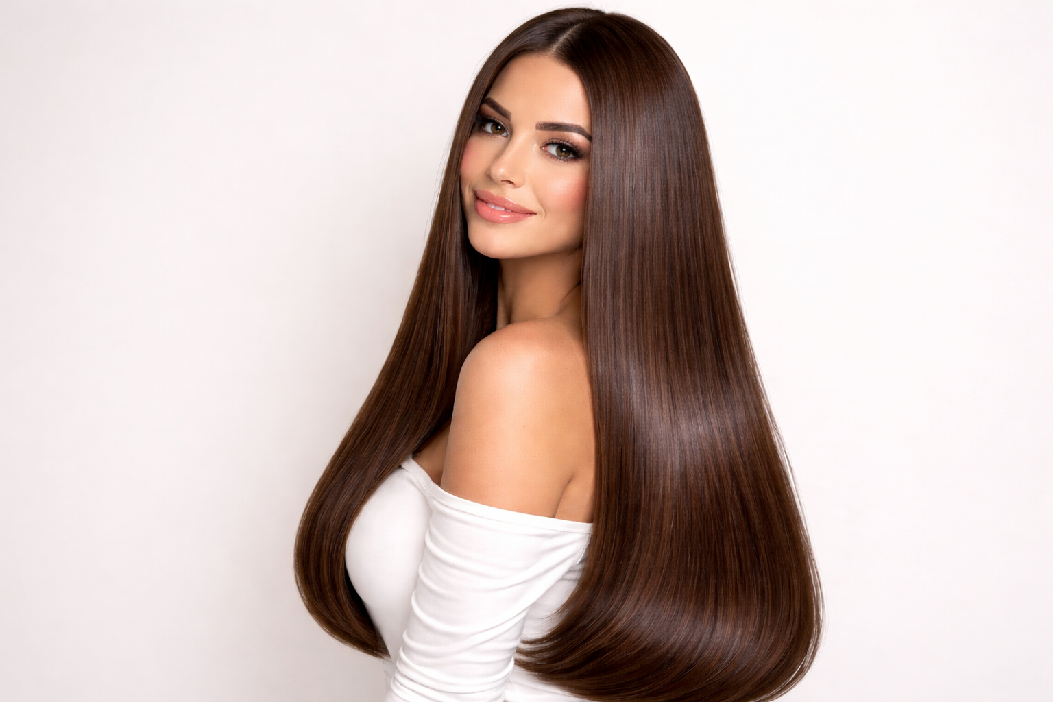 Bell Arte keratin treatment result with smooth frizz-free hair