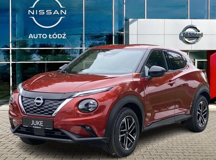 Nissan Juke w kolorze żółtym