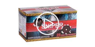 JEM & FIX Sniper batteri fyrværkeri