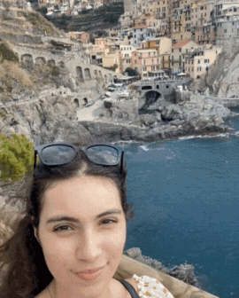 3 slide gif video highlighting Netherlands, including a field of red tulips, an old windmill, and historic buildings in the city by the river.