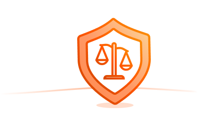 Wohnhaus mit Schutzschild