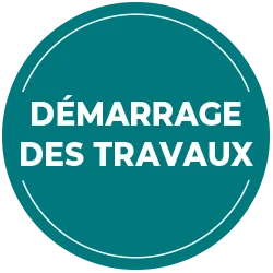 démarrage des travaux