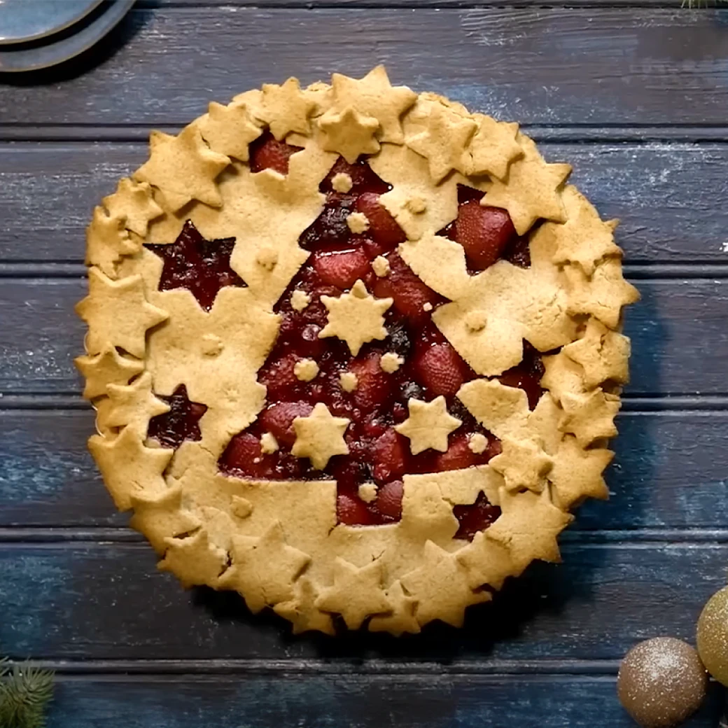 Trata z owocami widok z g&oacute;ry