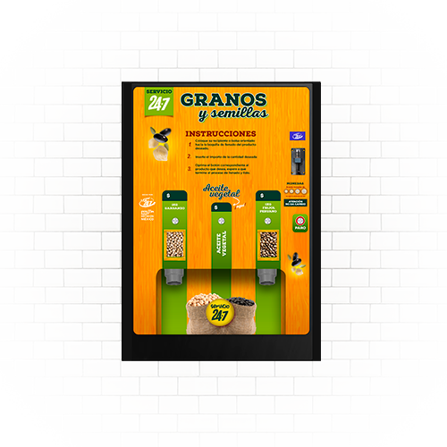 A Granel 24-7 Negocio con Vending de Productos para Limpieza