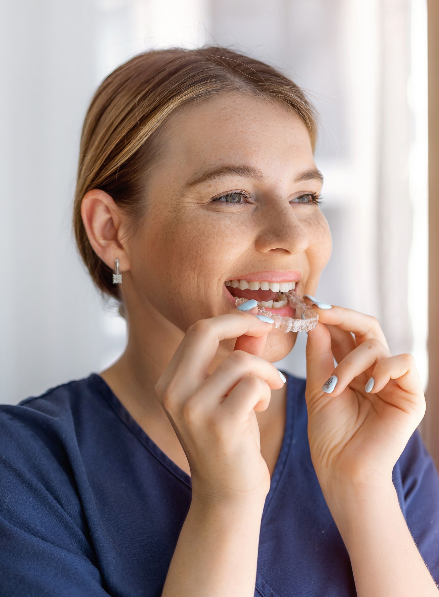 Invisalign stock photo