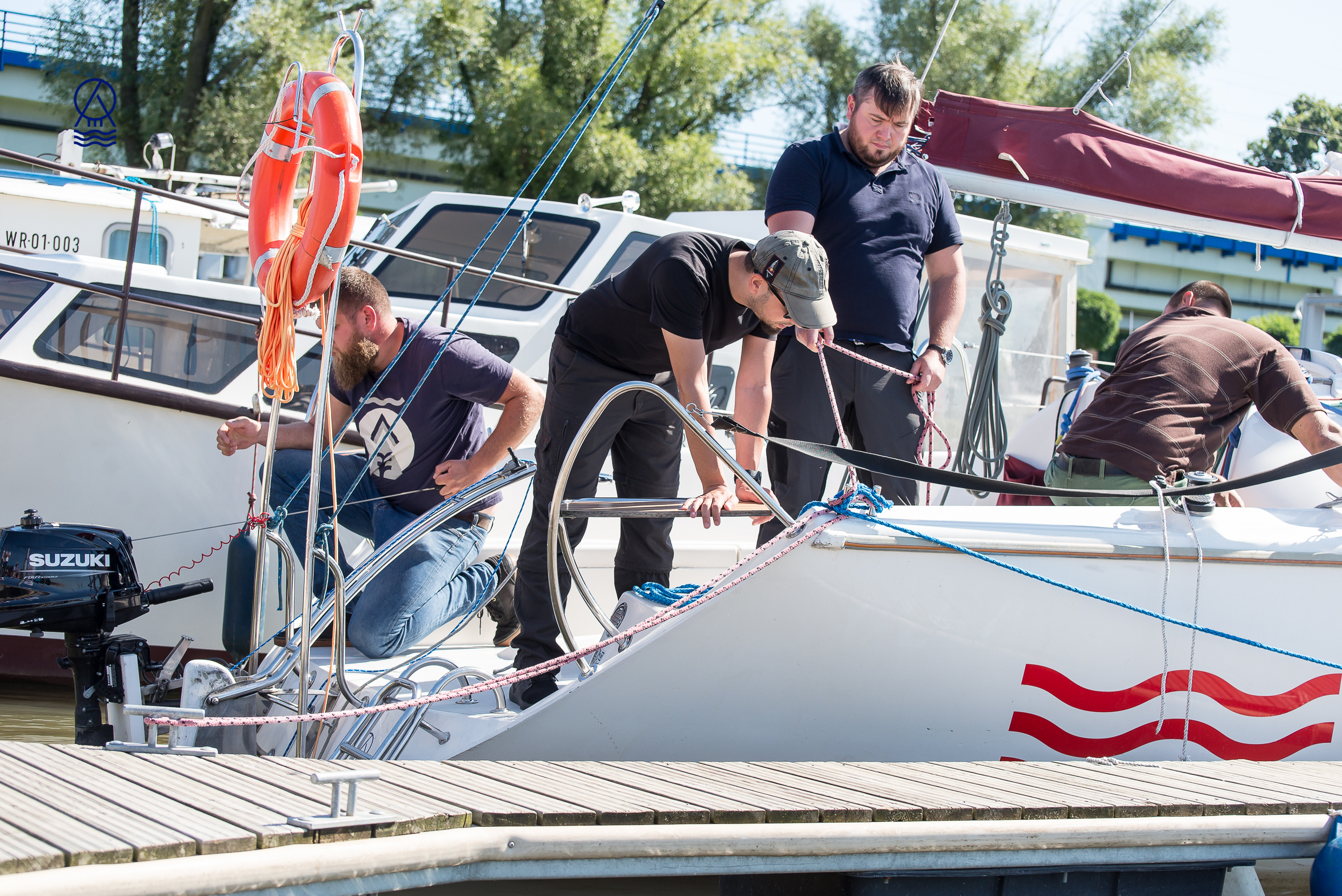 Wpływanie do Śluzy Mieszczańskiej