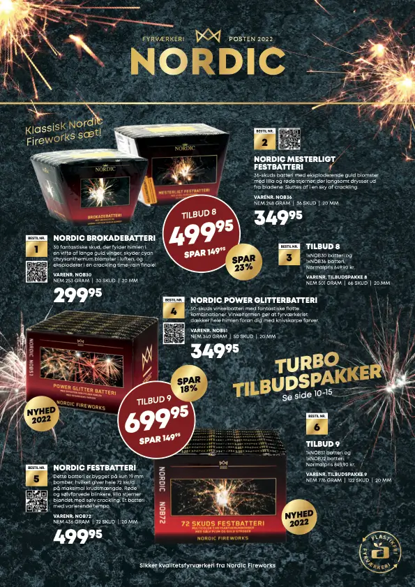 nordic fyrv&aelig;rkerikatalog 2022
