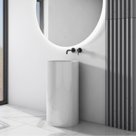 Umywalki wolnostojące – luksus i nowoczesność Umywalki wolnostojące najlepiej prezentują się w przestronnych łazienkach, gdzie mogą być w pełni wyeksponowane.