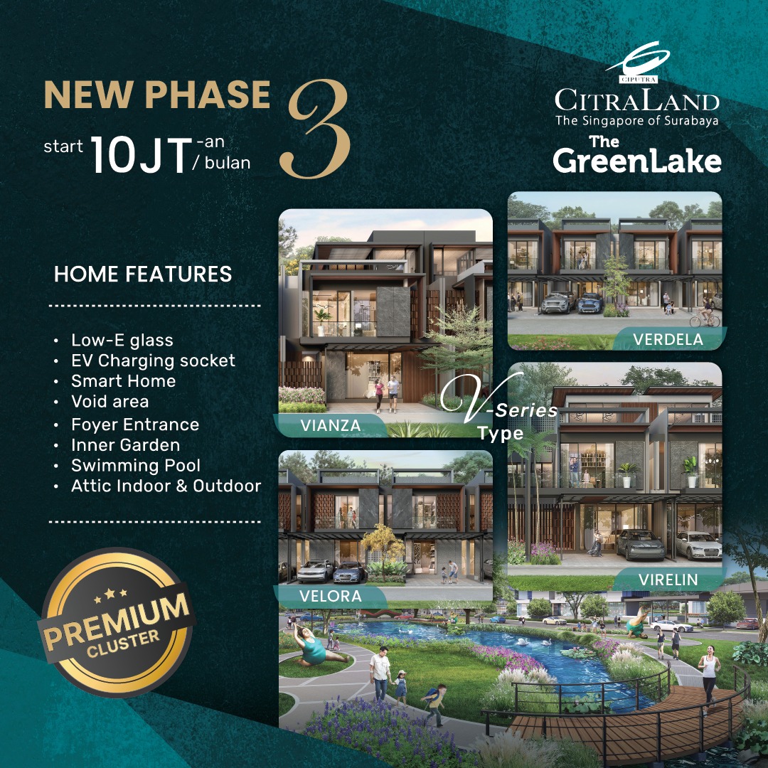 Promo Perumahan The GreenLake Surabaya Promo Perumahan The GreenLake Surabaya