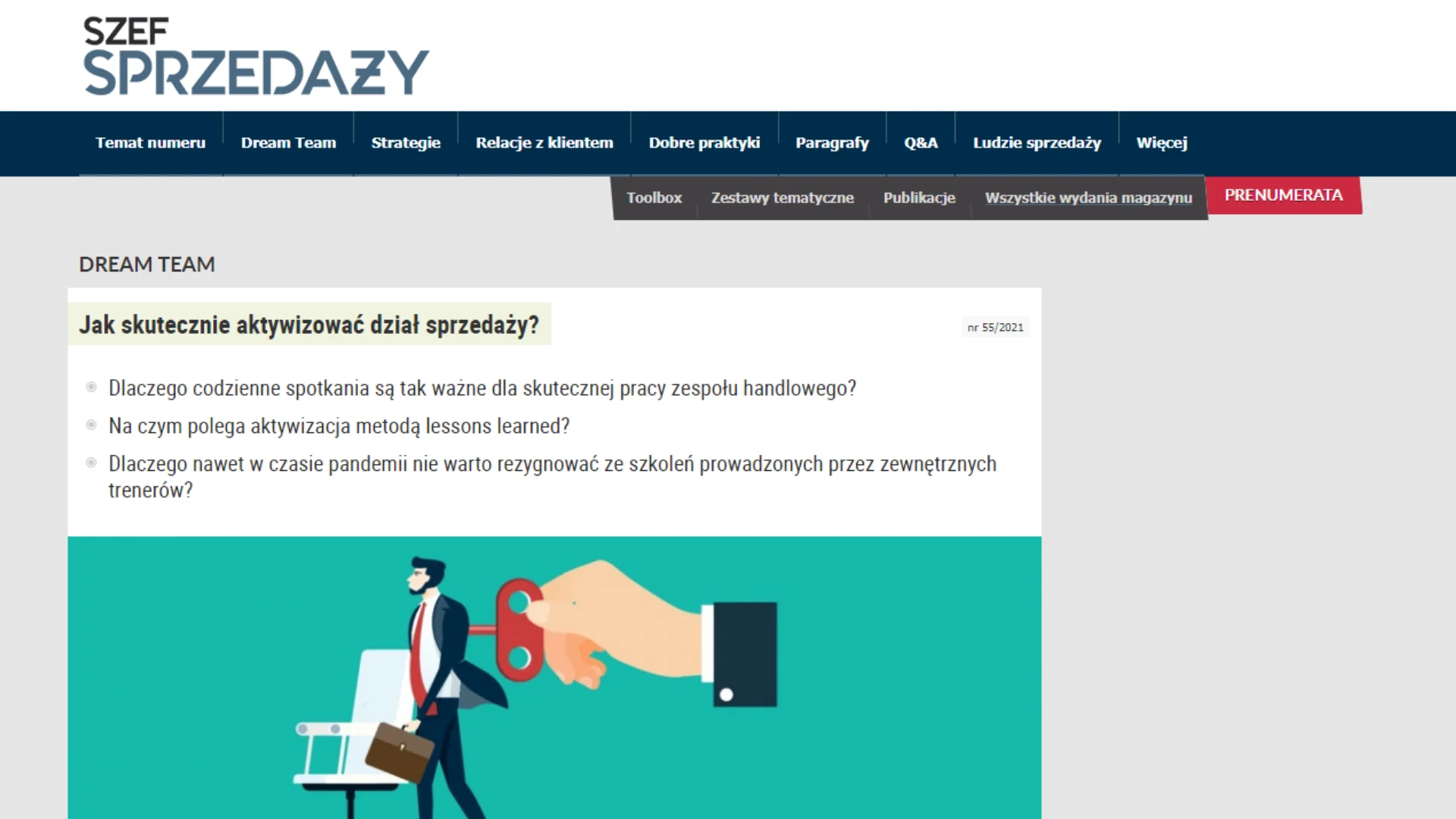 Szef Sprzedaży - Jak skutecznie aktywizować dział sprzedaży?