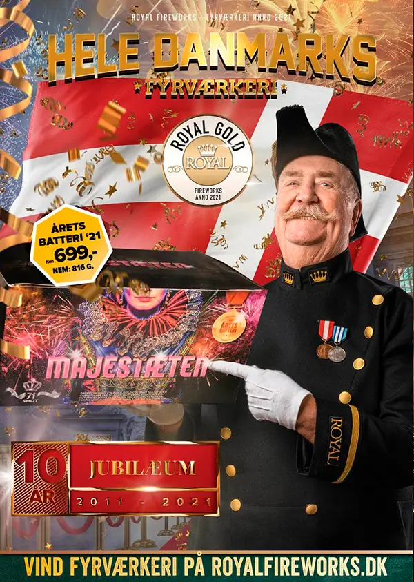 Royal Fireworks Gold Fyrv&aelig;rkerikatalog 2021