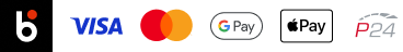 Blik, Visa, Mastercard, Google Pay, Apple Pay, P24